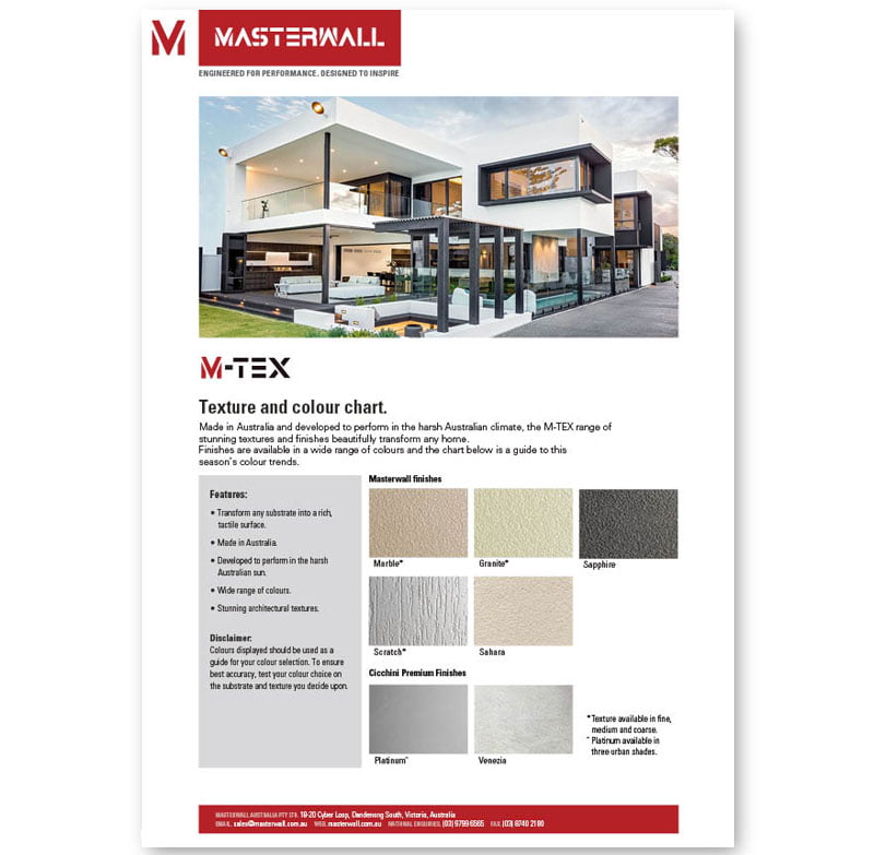 Website Cover M TEX colour Chart 1 | PUBLICATIONS