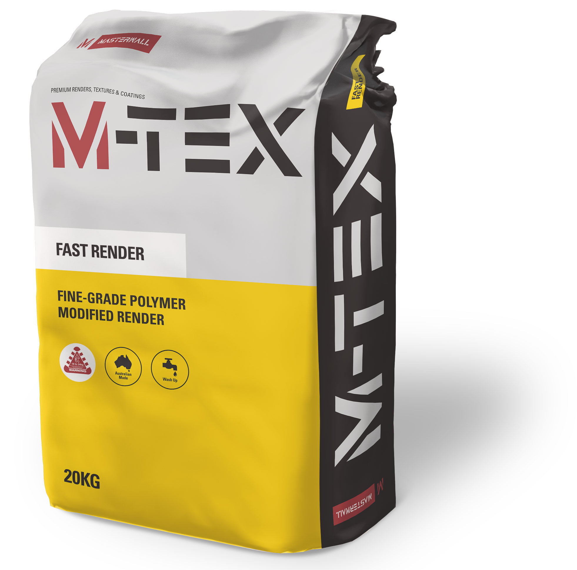 Fast Render Solid Plaster Style Masonry Modified | M-TEX Products Range