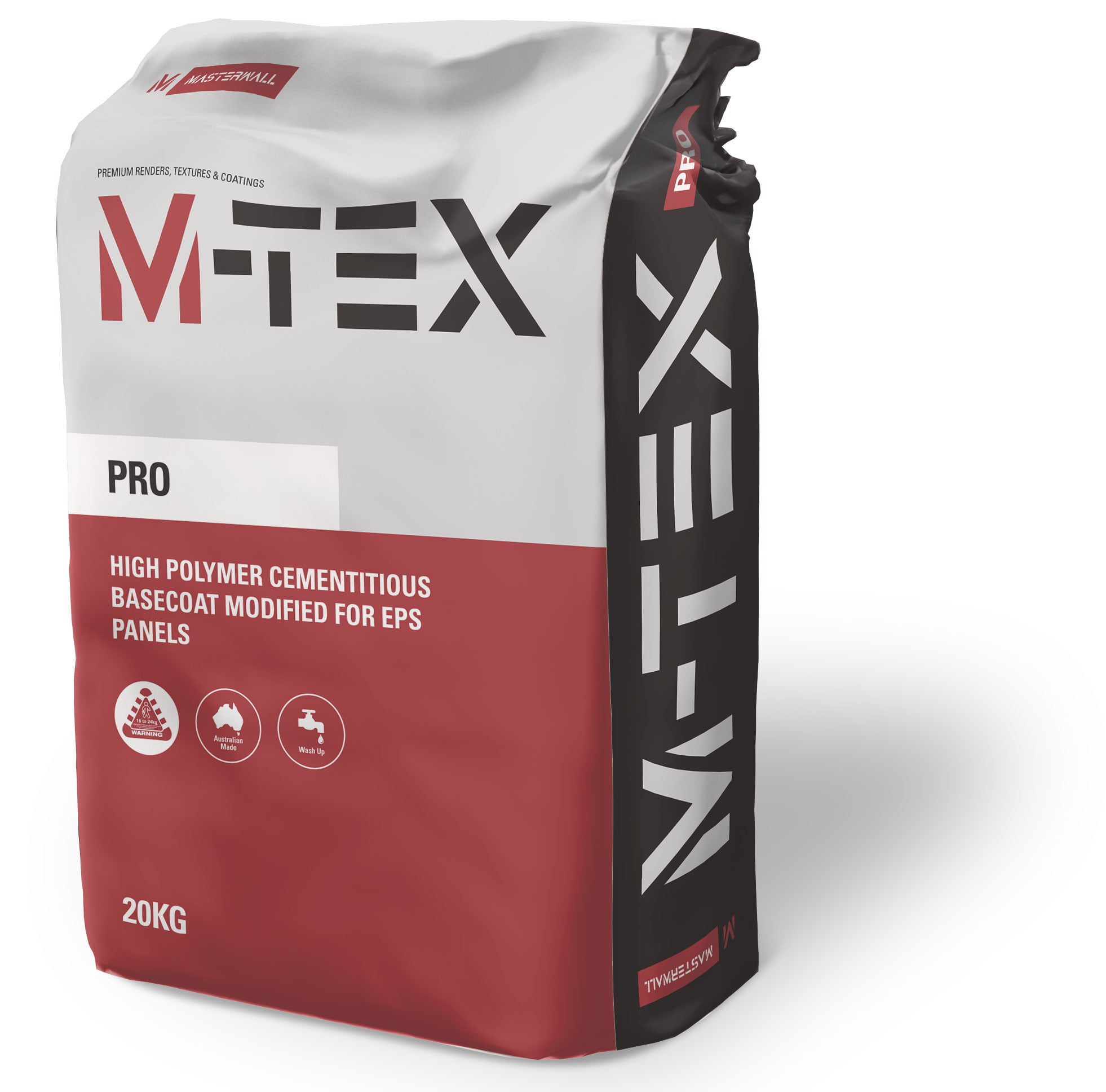 PRO Render Premium Cementitious Polymer Modified EPS Low Pervious | M-TEX Products Range