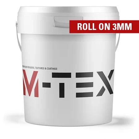 M TEX Roll On 2mm Acrylic Textured Finish Roller Application 1 1.5m² Per Litre.jpg | M-TEX Products Range