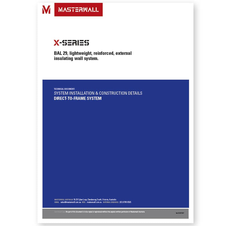 X Series Direct To Frame System | PUBLICATIONS